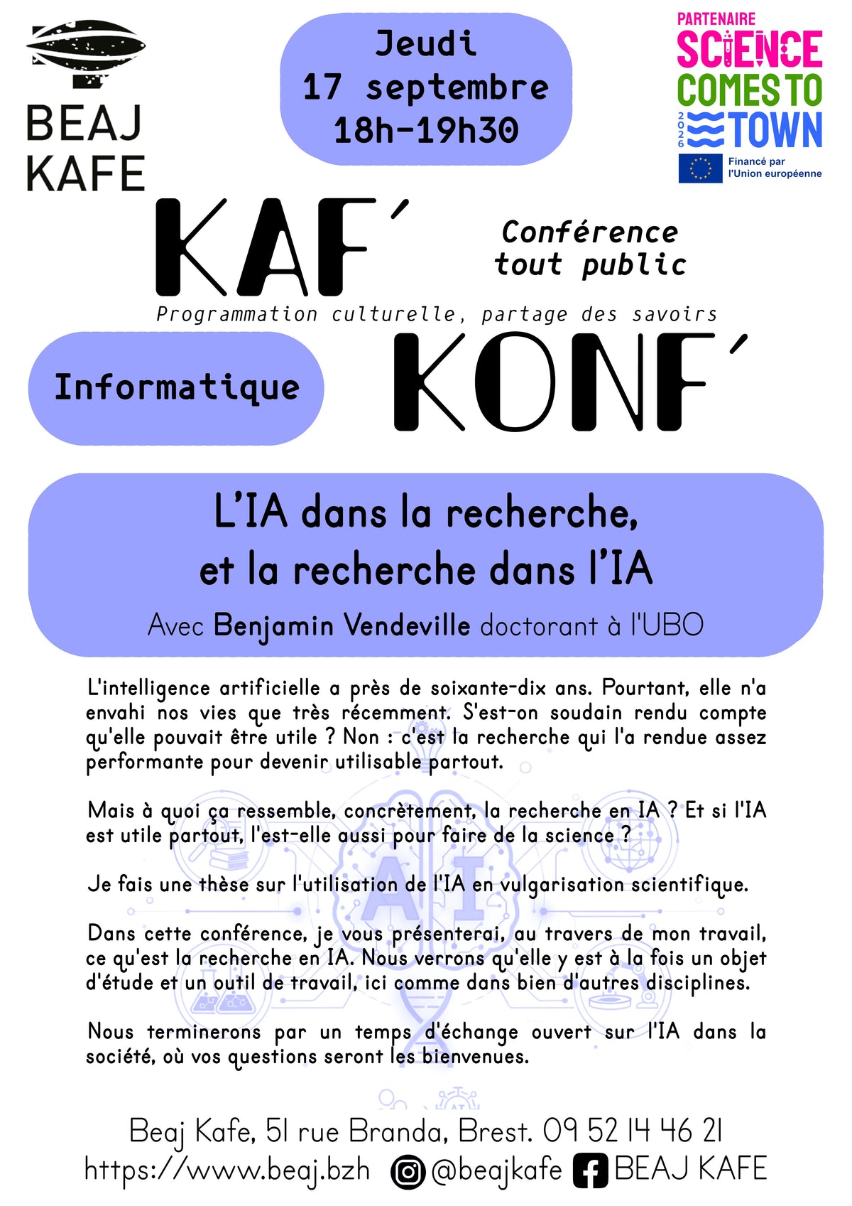 L’IA dans la recherche, et la recherche dans l’IA