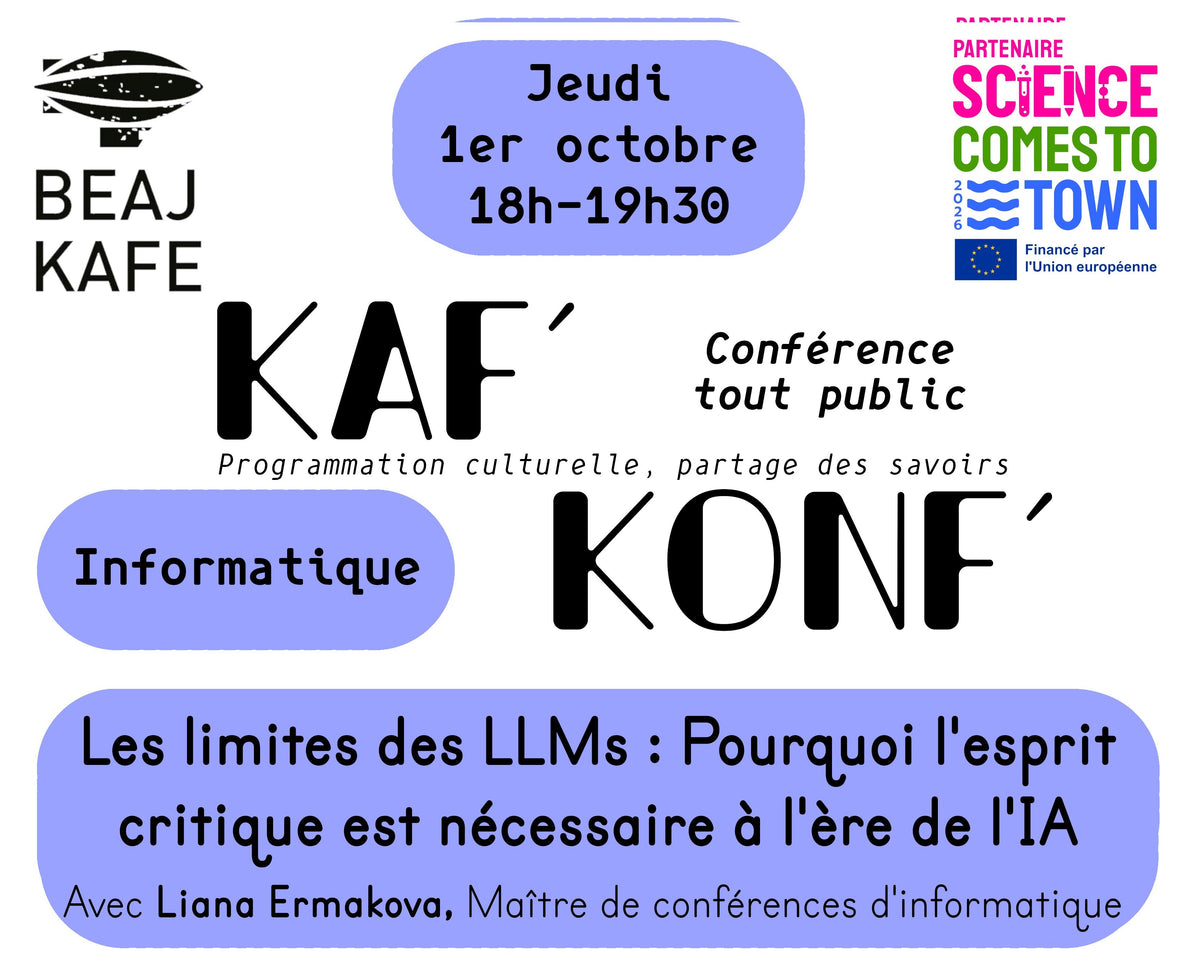Les limites des LLMs : Pourquoi l'esprit critique est nécessaire à l'ère de l'IA générative ?