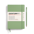 Carnet Master (A4+) couverture rigide, 235 pages numérotées, Pointillés, Sauge