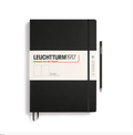 Carnet Master (A4+) couverture rigide, 235 pages numérotées, blanc, noir