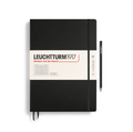 Carnet Master (A4+) couverture rigide, 235 pages numérotées, ligné, noir