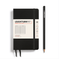 Carnet Pocket (A6) couverturerigide, 187 pages numérotées, ligné, noir - BEAJ