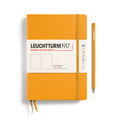 Carnet de notes Medium (A5), Couverture rigide, 251 pages num., Rising Sun, blanc - BEAJ