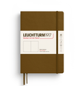 Carnet de notes Medium (A5), Couverture rigide, 251 pages num., Spice Brown, blanc