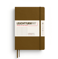 Carnet de notes Medium (A5), Couverture rigide, 251 pages num., Spice Brown, pointillé - BEAJ