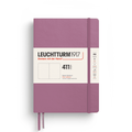 Carnet de notes Medium (A5), Couverture rigide, 411 pages numérotées, Dusty Rose, Blanc