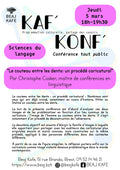KAF' KONF' Science du langage : "Le couteau entre les dents: un procédé caricatural"
