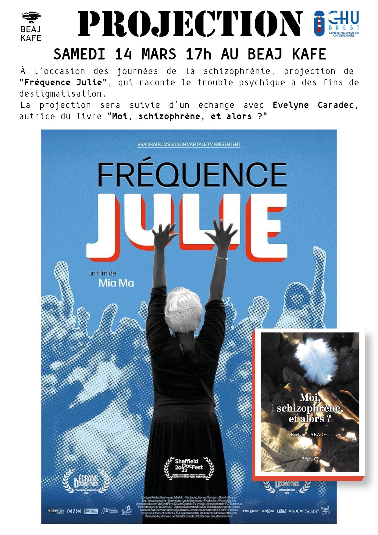 Journée de la schizophrénie : PROJECTION "Fréquence Julie"